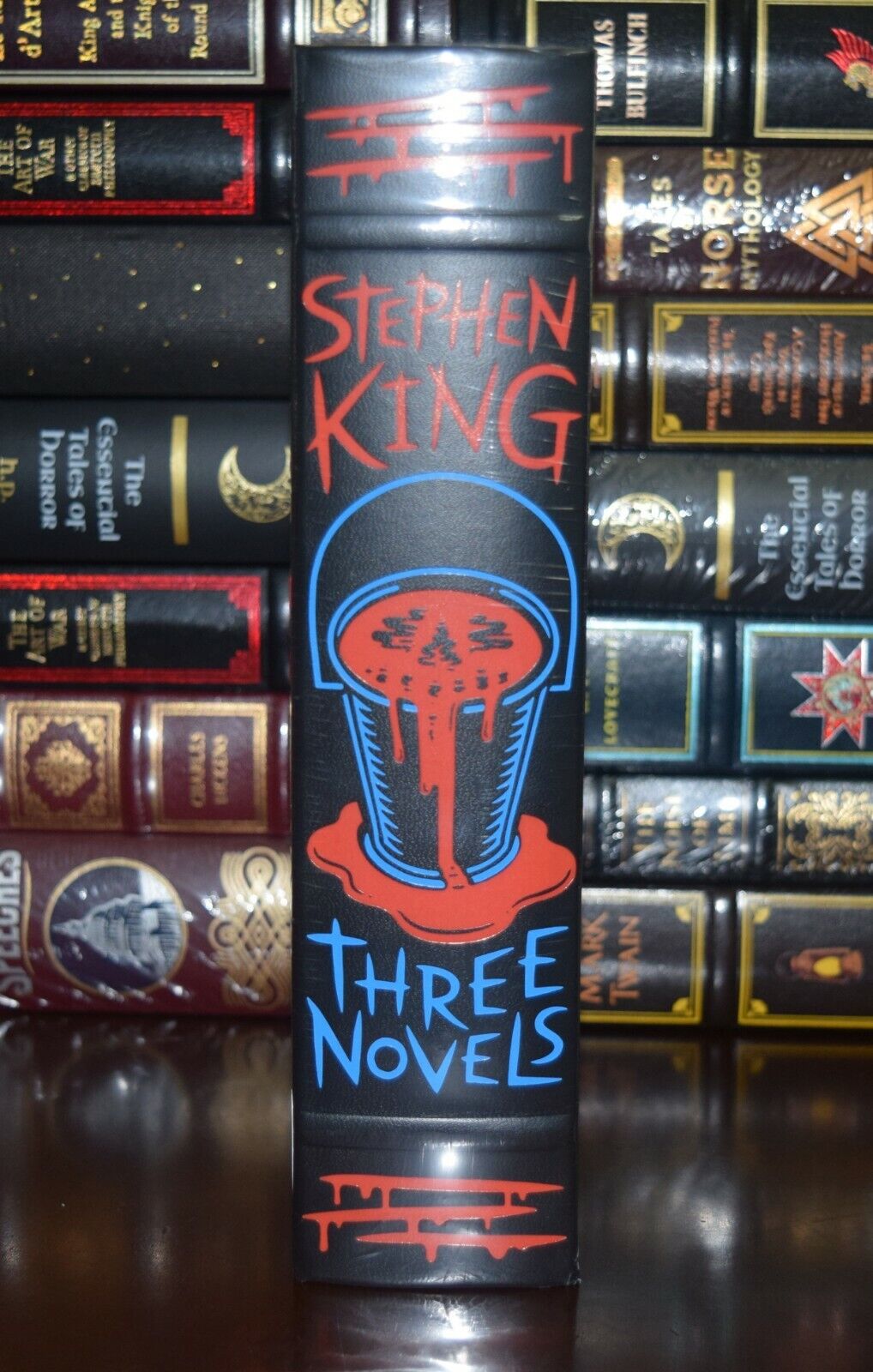 New Novels Stephen King Sealed Leather Bound Carrie Shining Salem's Lot Deluxe Без бренда - фотография #2