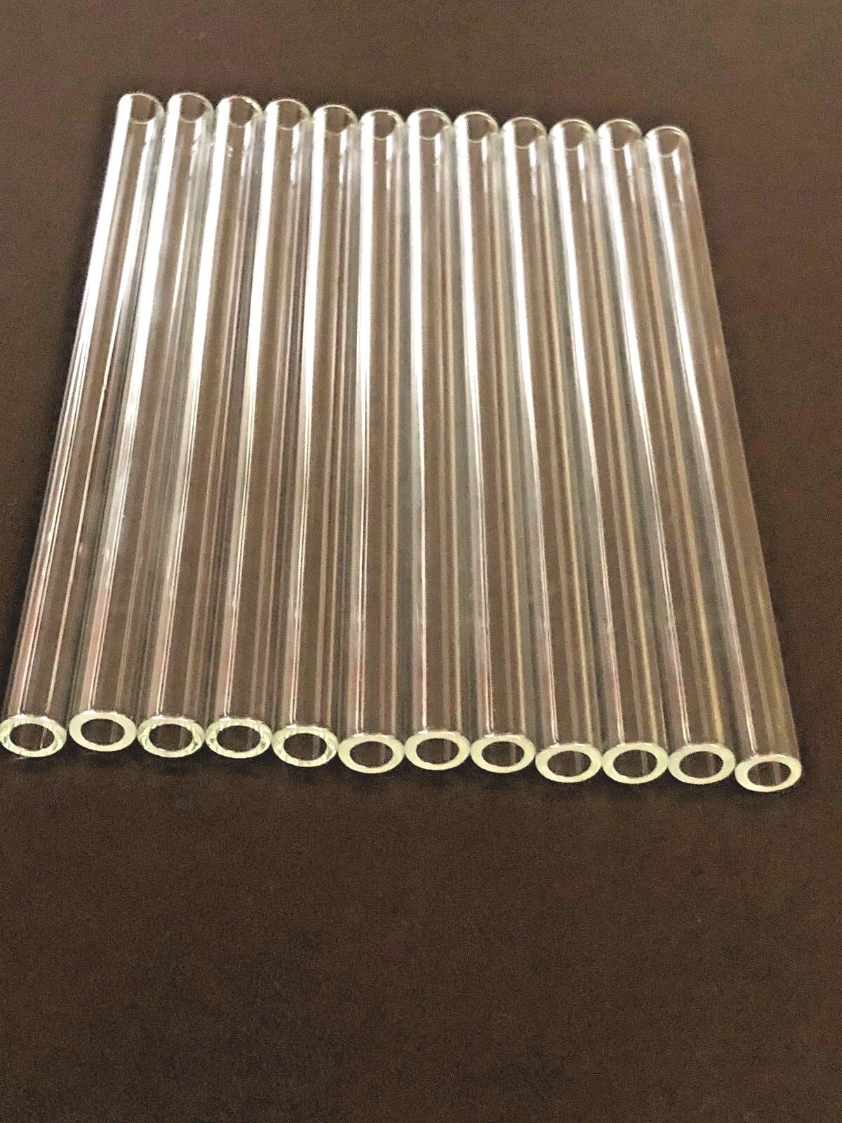 12 Tubes 12x2x4" LONG  PYREX BLOWING GLASS TUBES  12 mm 2 mm THICKNESS -CLEAR  Pyrex - фотография #3