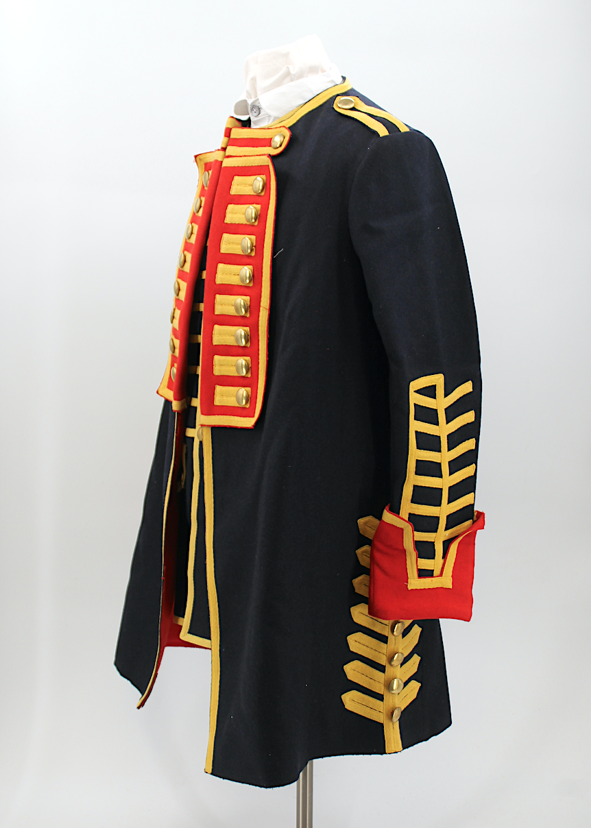French & Indian War Period British Royal Artillery Uniform Coat - Size XL Без бренда - фотография #9