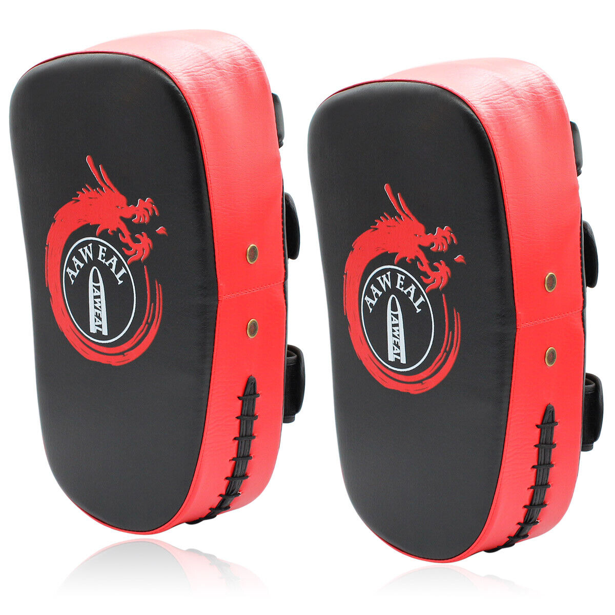 2pcs Boxing Kick Shield Strike Curved Arm Pad MMA Focus Muay Thai Punch Bag  Aaweal Does Not Apply - фотография #9