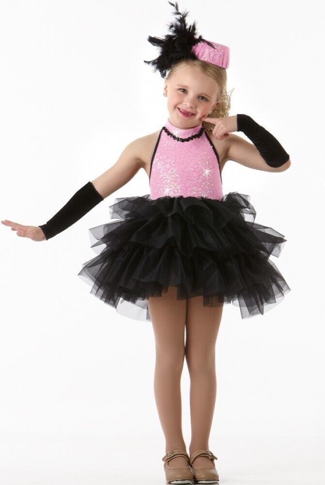 Little Bitty Pretty One Child Large Dance Costume Tap Dress & Mitts Cicci
