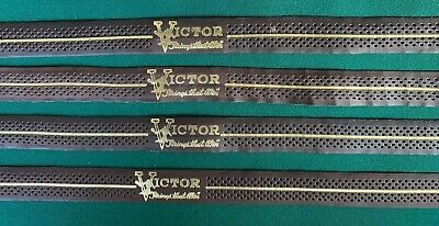 vtg  NOS TAD DAVIS VICTOR Viscount "Strings that Win" leather grip restoration Victor Does Not Apply