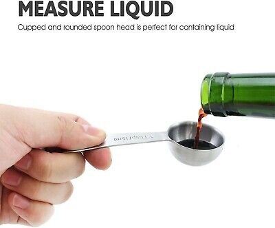 7 Piece Measuring Spoon Set 7 pcs liquid or dry ingredients measuring Spoon Set Abllore - фотография #2