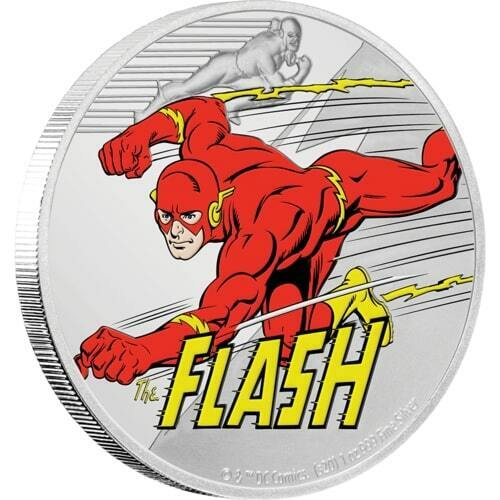 SILVER THE FLASH CHIBI, JUSTICE LEAUGE 6Oth COIN & THE FLASH SILVER NOTE FOIL Без бренда - фотография #8