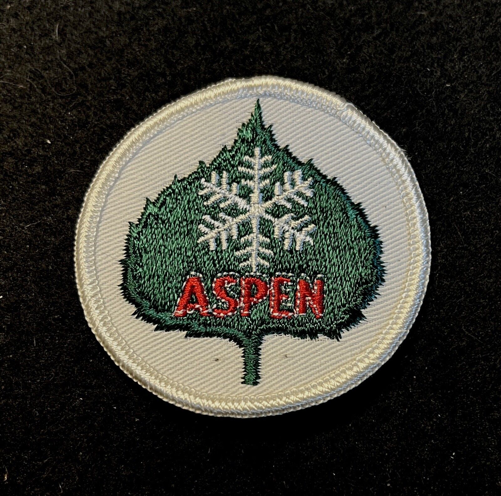 ASPEN Vintage Authentic NOS Ski Patch COLORADO Skiing Resort Souvenir Travel Без бренда