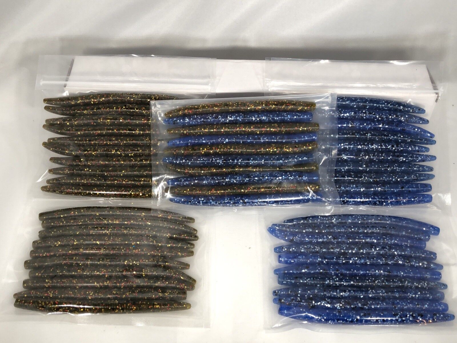 50ct Mixed Lot 5 Inch Senko Style Soft Plastic lure Bass Fishing Stick Bait Worm Tournament Quality Soft Plastic Baits Does Not Apply