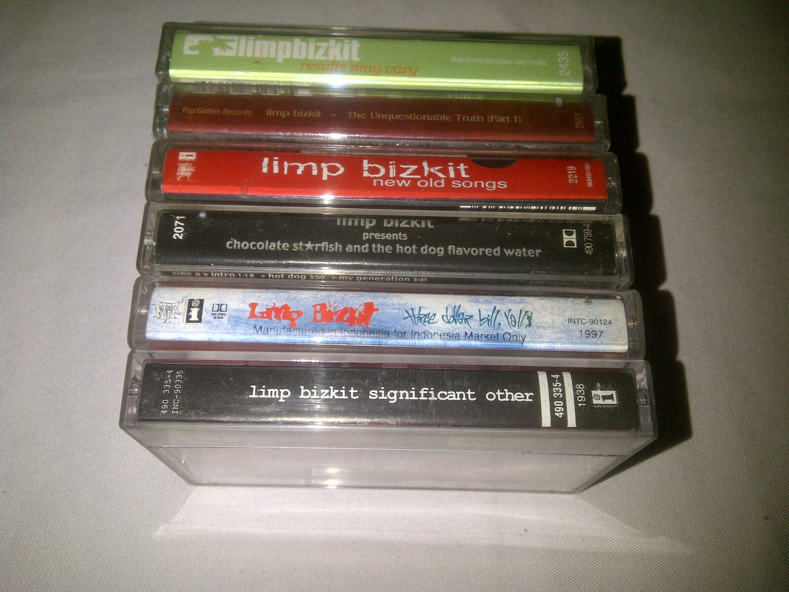 Limp Bizkit - Lot 6x indonesia tapes  - slipknot linkin park deftones ratm korn Без бренда - фотография #8