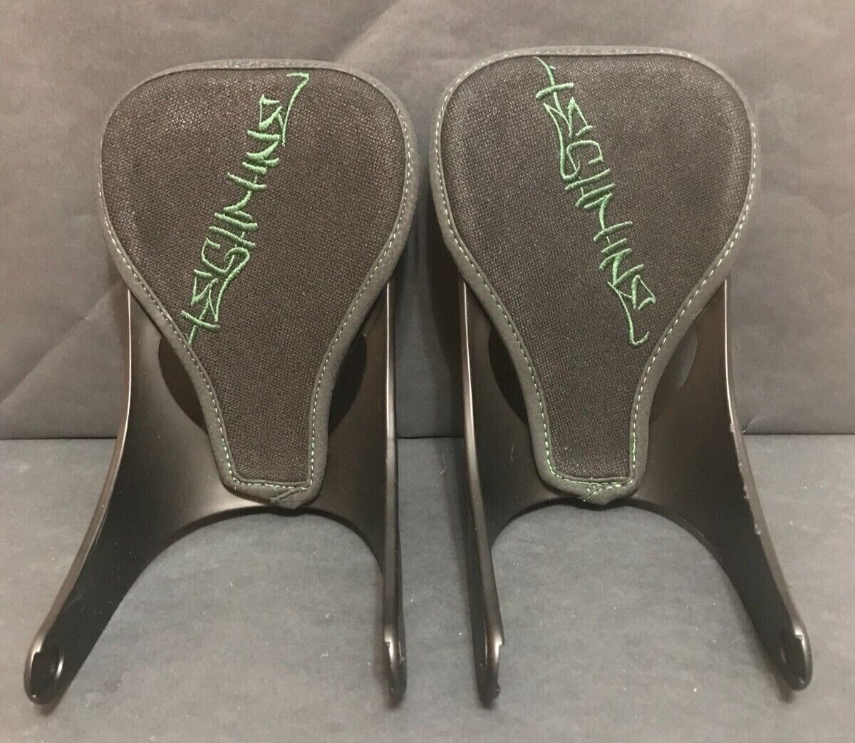 New Technine  Snowboard Binding Replacment Highback Set Black & Green Technine T9 - фотография #3