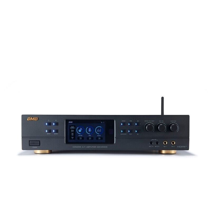 BMB DAR-200HD 400W 2-Channel Karaoke Mixing Amplifier with HDMI/Optical/Bluetoot BMB - фотография #2