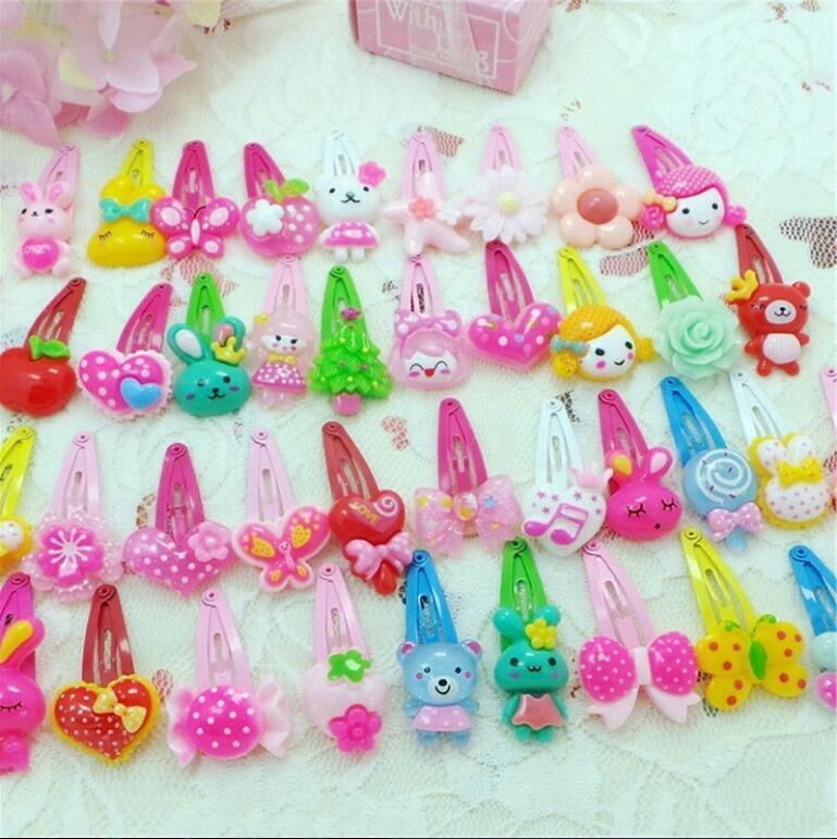 Wholesale 20pcs/Sets  Mixed Cartoon Baby Kids Girls HairPin Hair Clips Jewelry Unbranded - фотография #3