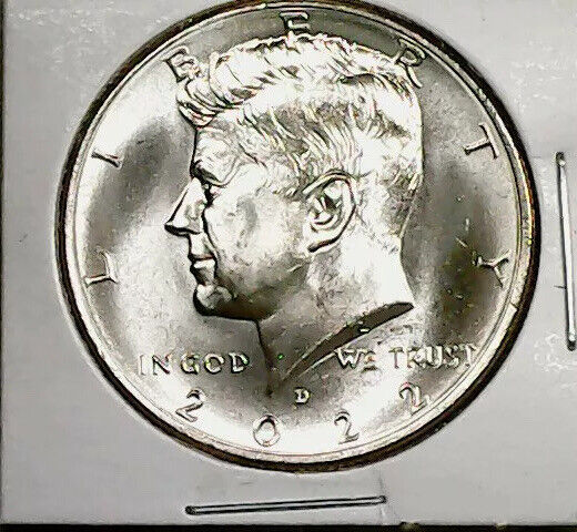 2022 P D Kennedy Half Dollar BU NIFC 2 coin set  Без бренда - фотография #4