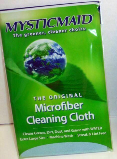 Mystic Maid Microfiber Cleaning Cloths Eco Friendly Blue & Teal (2 pk) G718KC-B MysticMaid G718KC-B - фотография #5