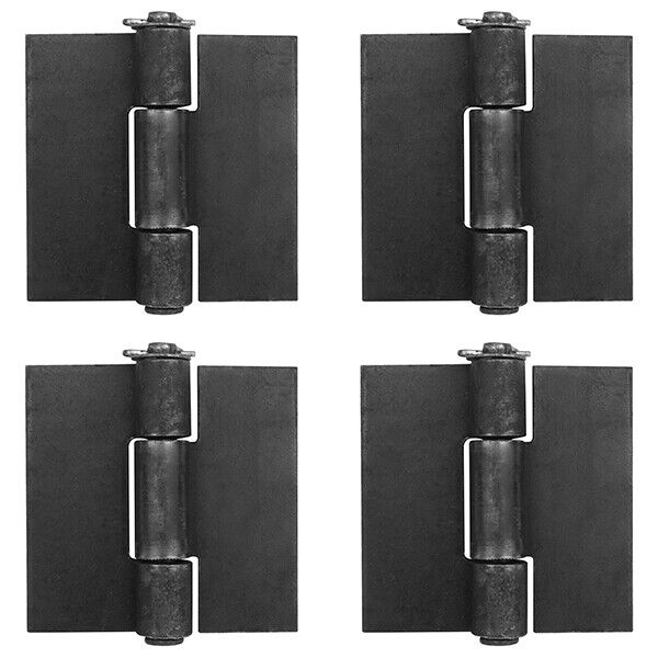 4Packs 4½ x 4½ inches Weldable Door Hinges Heavy Duty Metal Gate Hinges Steel GBGS Does not apply