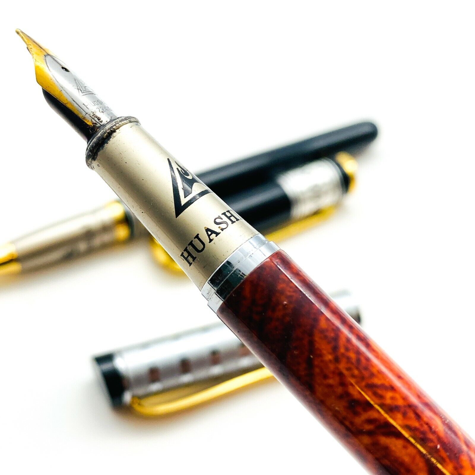 Huashilai 22KGP Pen - Writing Instruments ~5.5" Overall Length - LOT of 2 Huashilai - фотография #4