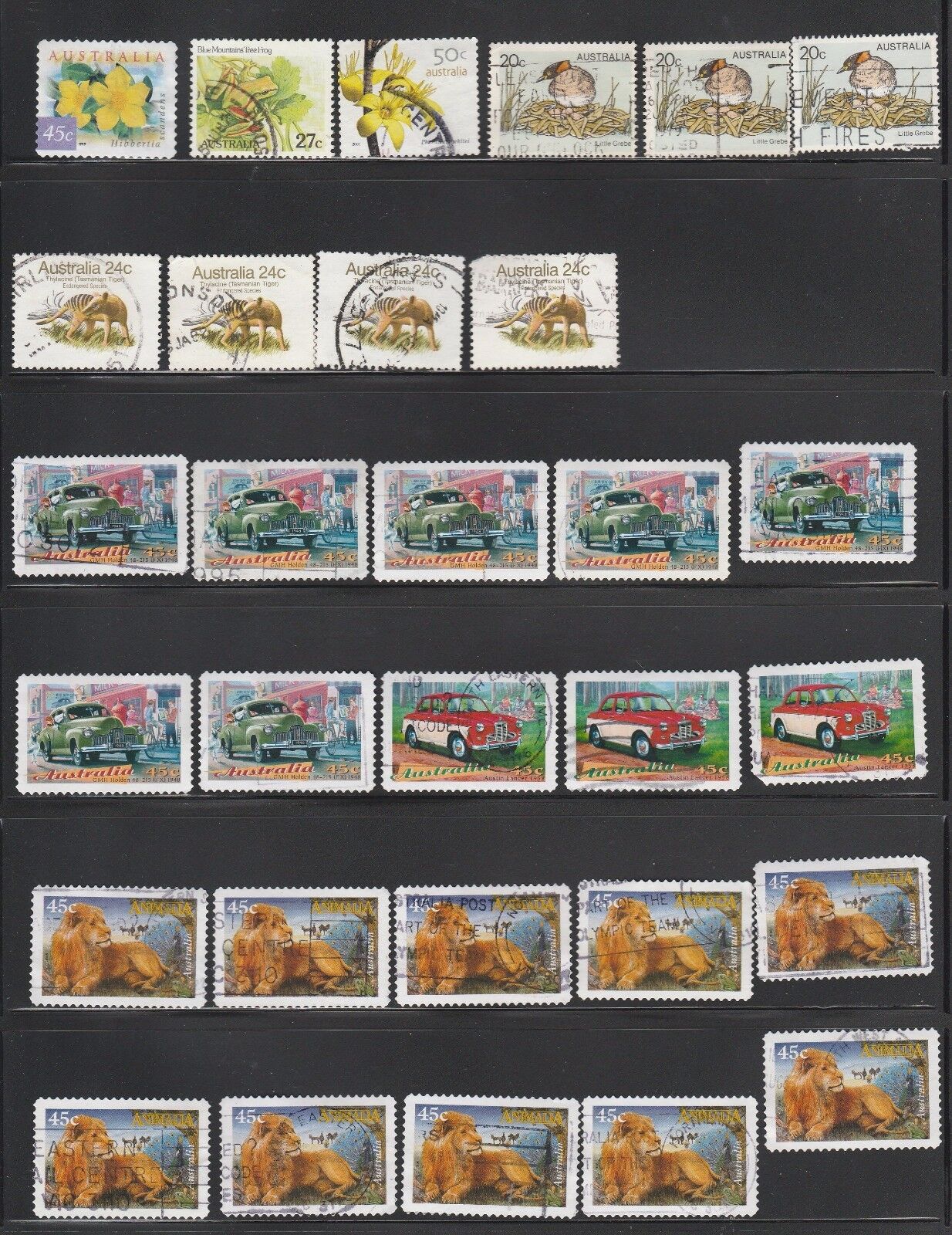 AUSTRALIA – COLLECTION OF 157 HIGH VALUES USED STAMPS FREE SHIPPING Без бренда - фотография #4