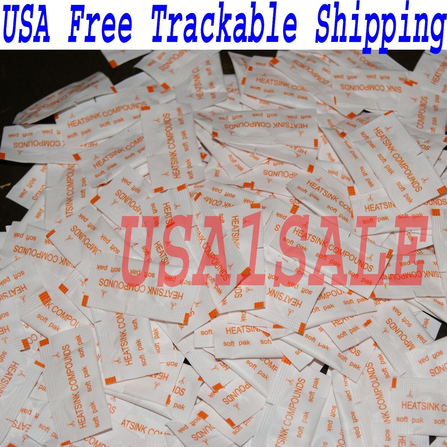 Wholesale Lot of 200 pcs White Heatsink Compounds Thermal Paste Grease G Value √ Stars Does Not Apply