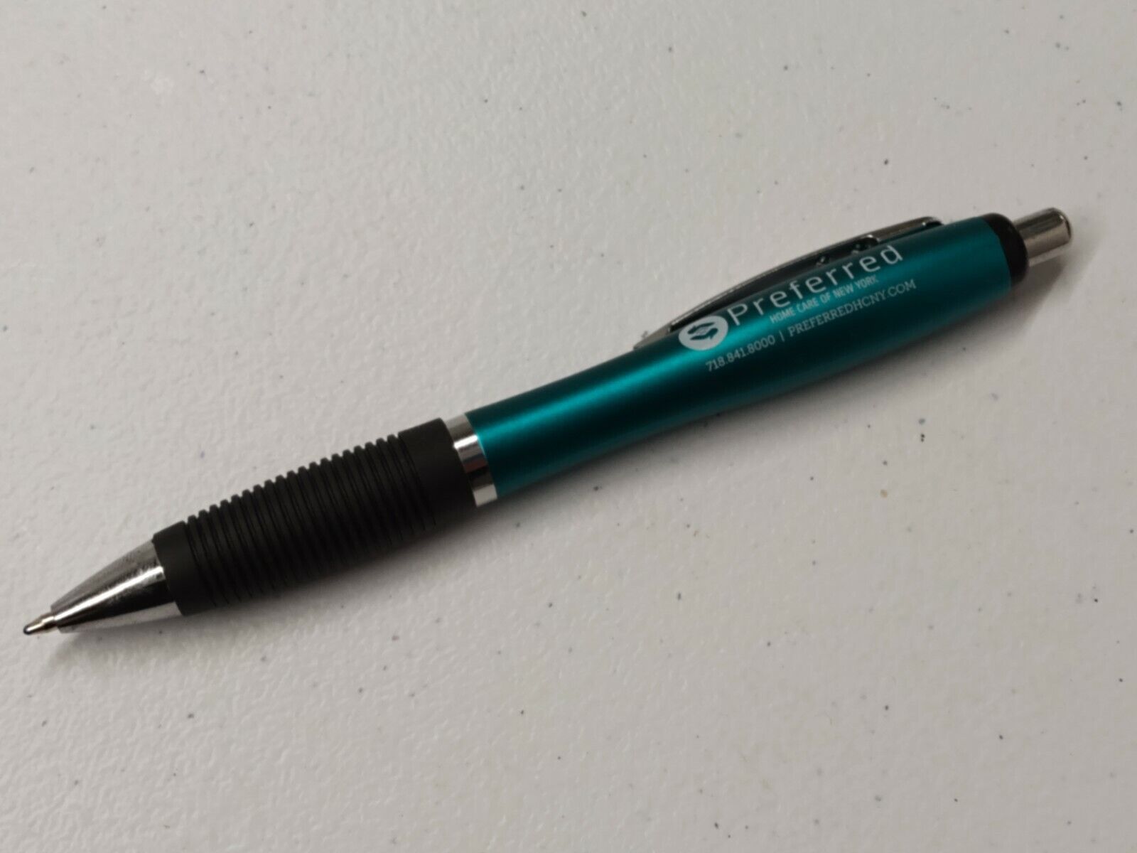 30ct Lot Retractable Misprint Pens Thick Barrel Rubber Grip TEAL/AQUA BLUE/GREEN Misprint Does Not Apply - фотография #2