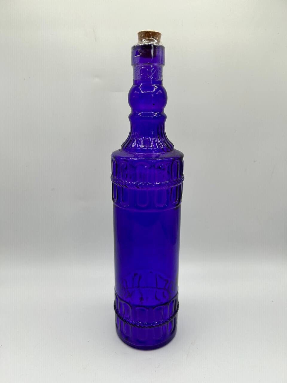 Set Of 5 Greenbrier Decanter Glass Bottles w/cork 12” x 3” Без бренда - фотография #6