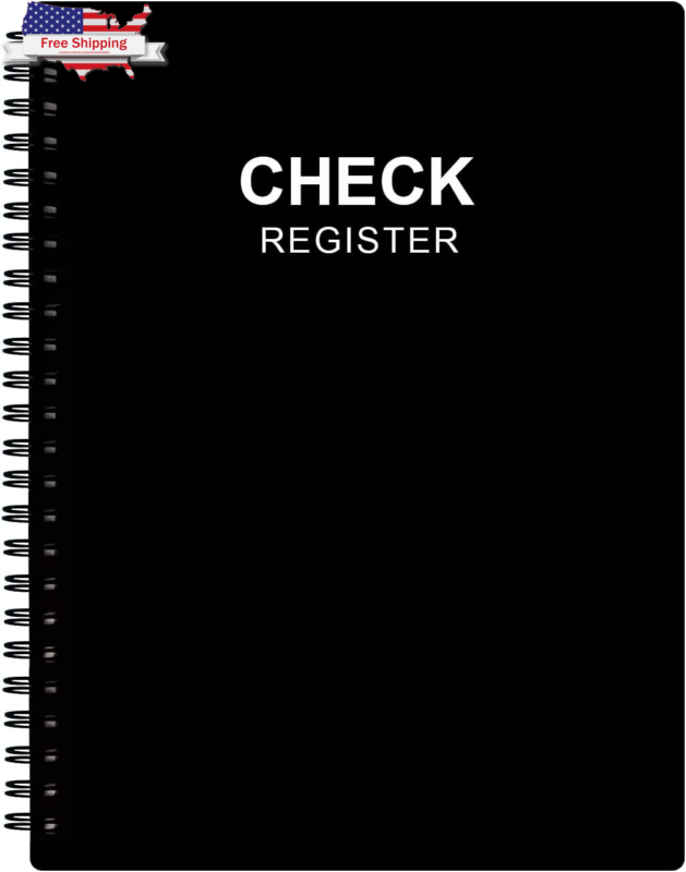 Check Register – A5 Checkbook Log with Check & Transaction Registers, Bank Accou Does not apply