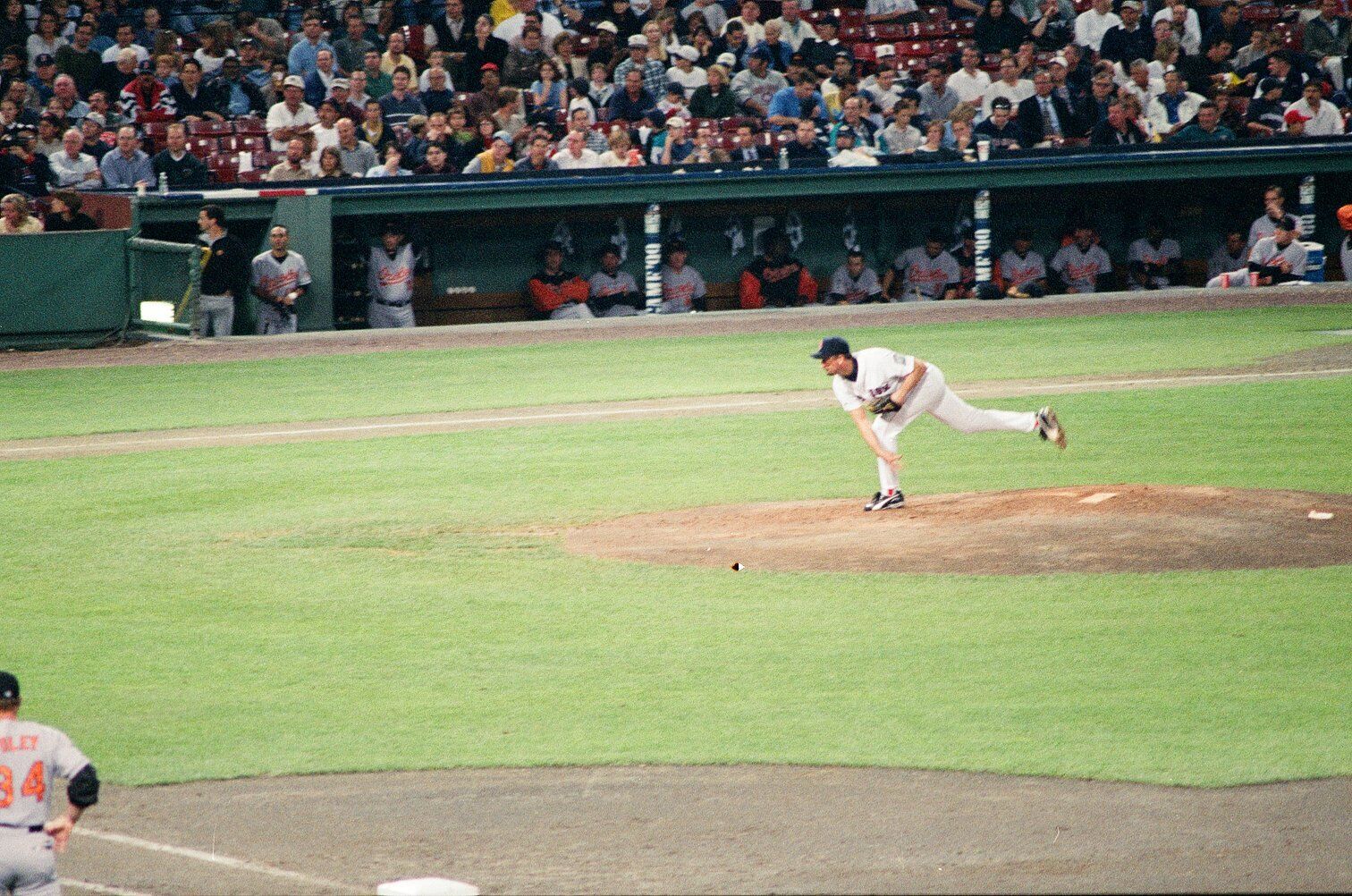 JT27-9 1999 Baseball Boston Red Sox Baltimore Orioles (22pc) ORIG 35mm Negatives Без бренда - фотография #5
