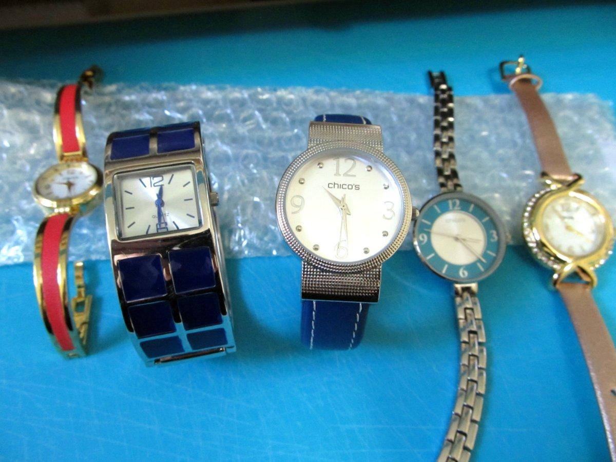 NEW 6 pc. $325 LOT: Chico's (5) Watches + (1) Bracelet Chico's Does Not Apply