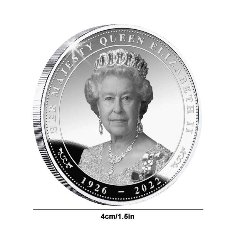 Queen Elizabeth II Commemorative Coin British Queen Elizabeth II Memorial Coin Без бренда - фотография #3