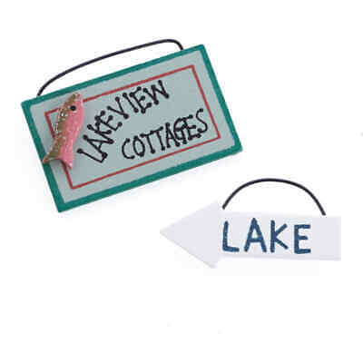 Miniature Lake Signs | 12 Pieces Factory Direct Craft CAH094