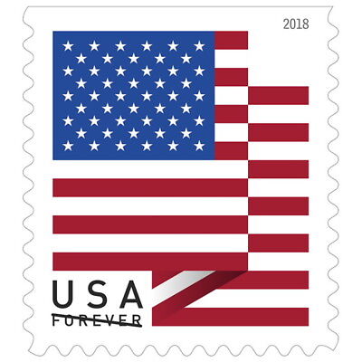 USPS New US Flag 2018 Booklet of 20 Без бренда