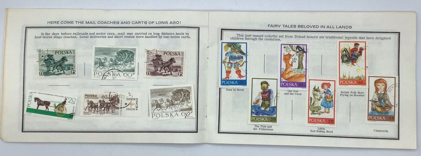 1974 J F Kennedy International Postage Stamp Album 83% full - 1st day JFK cover Kenmore Stamp Company - фотография #6