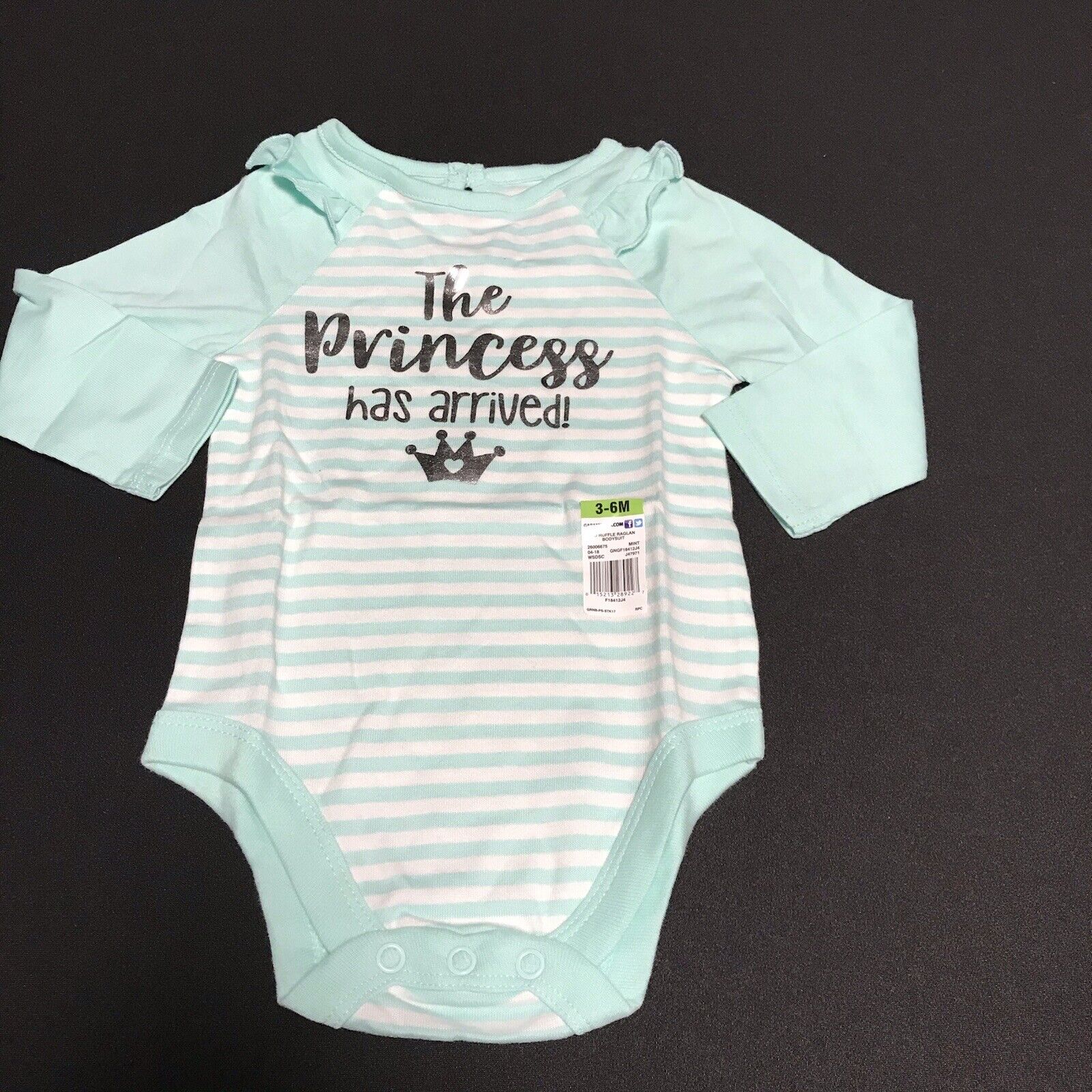 Baby girl's cute & stylish bodysuits - dresses  0-3, 3-6 Months LOT OF 7 NEW  Garanimals - фотография #4