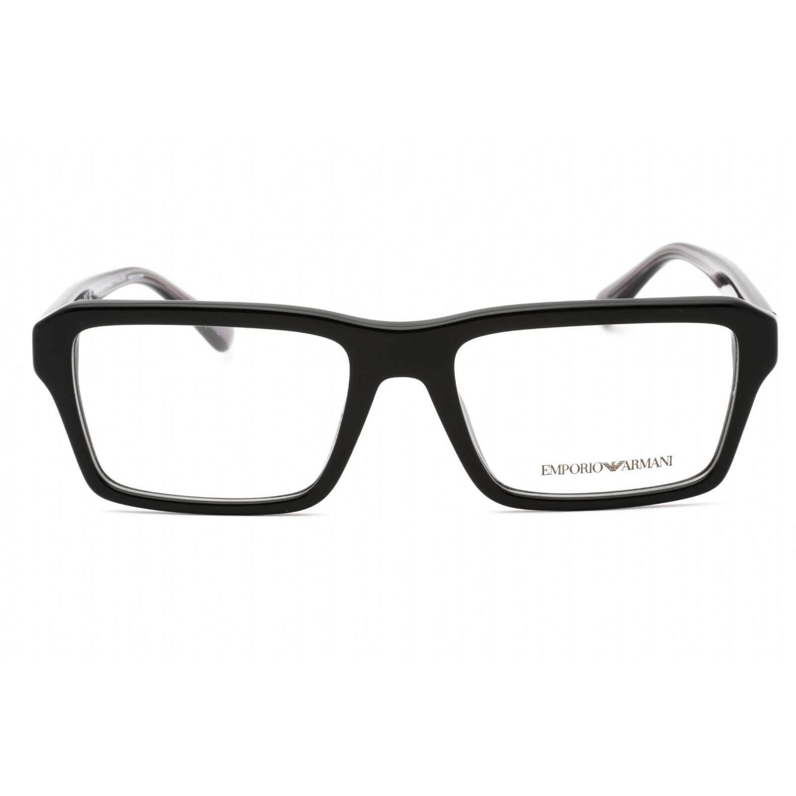 Emporio Armani Men's Eyeglasses Shiny Black Plastic Full Rim Frame 0EA3206 5017 Emporio Armani 0EA3206 5017 - фотография #2