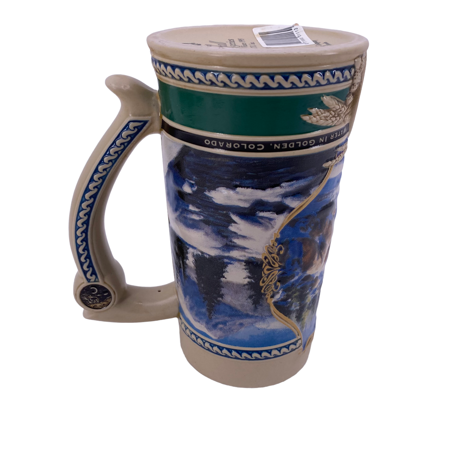 Collectable Ceramic Coors Mug 1995 Edition Waterfall Heritage Series #41327 VTG Adolph Coors Company - фотография #13
