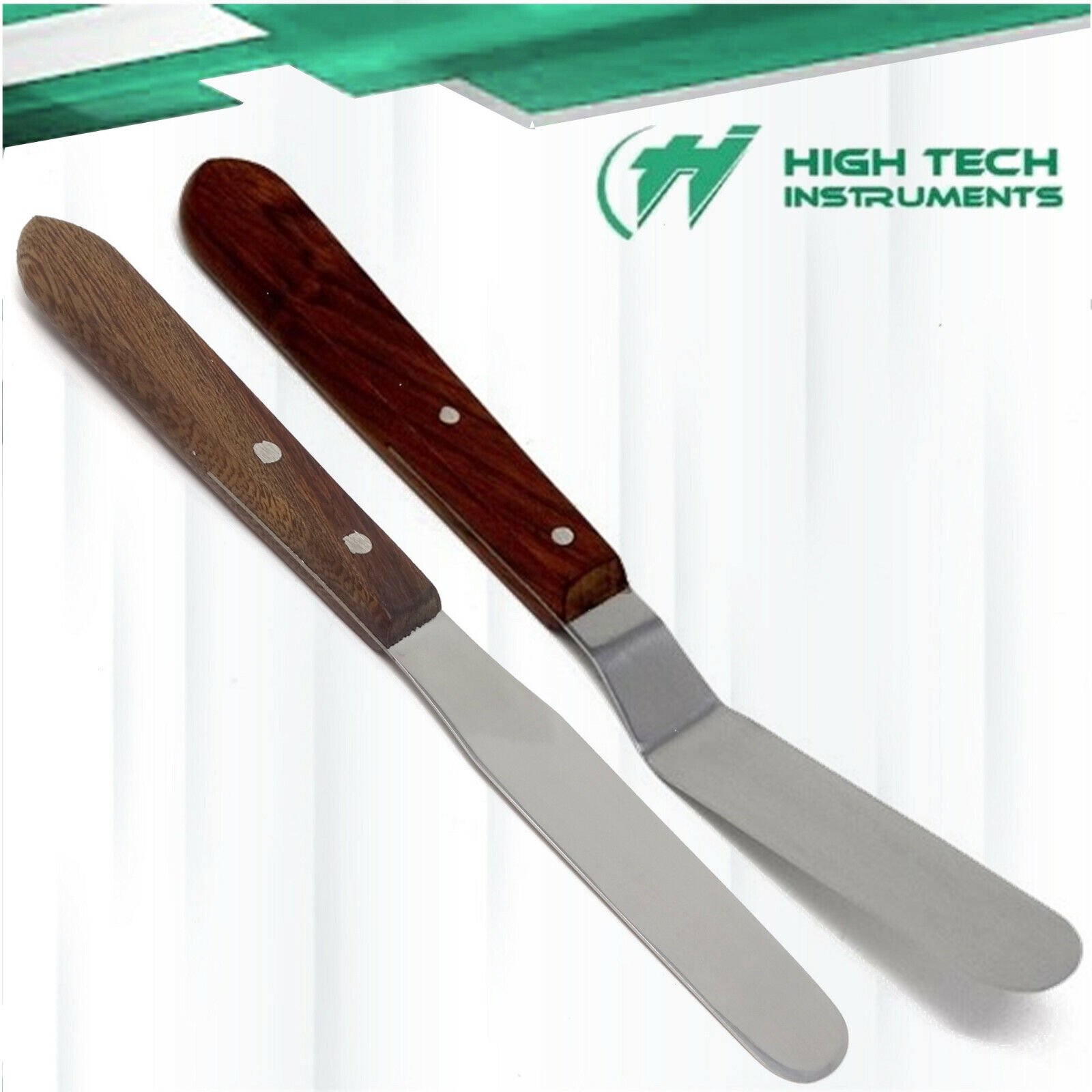 2Pcs Painting Knife Set Mixing Scraper Stainless Steel Palette Art Spatula  hti brand Does Not Apply