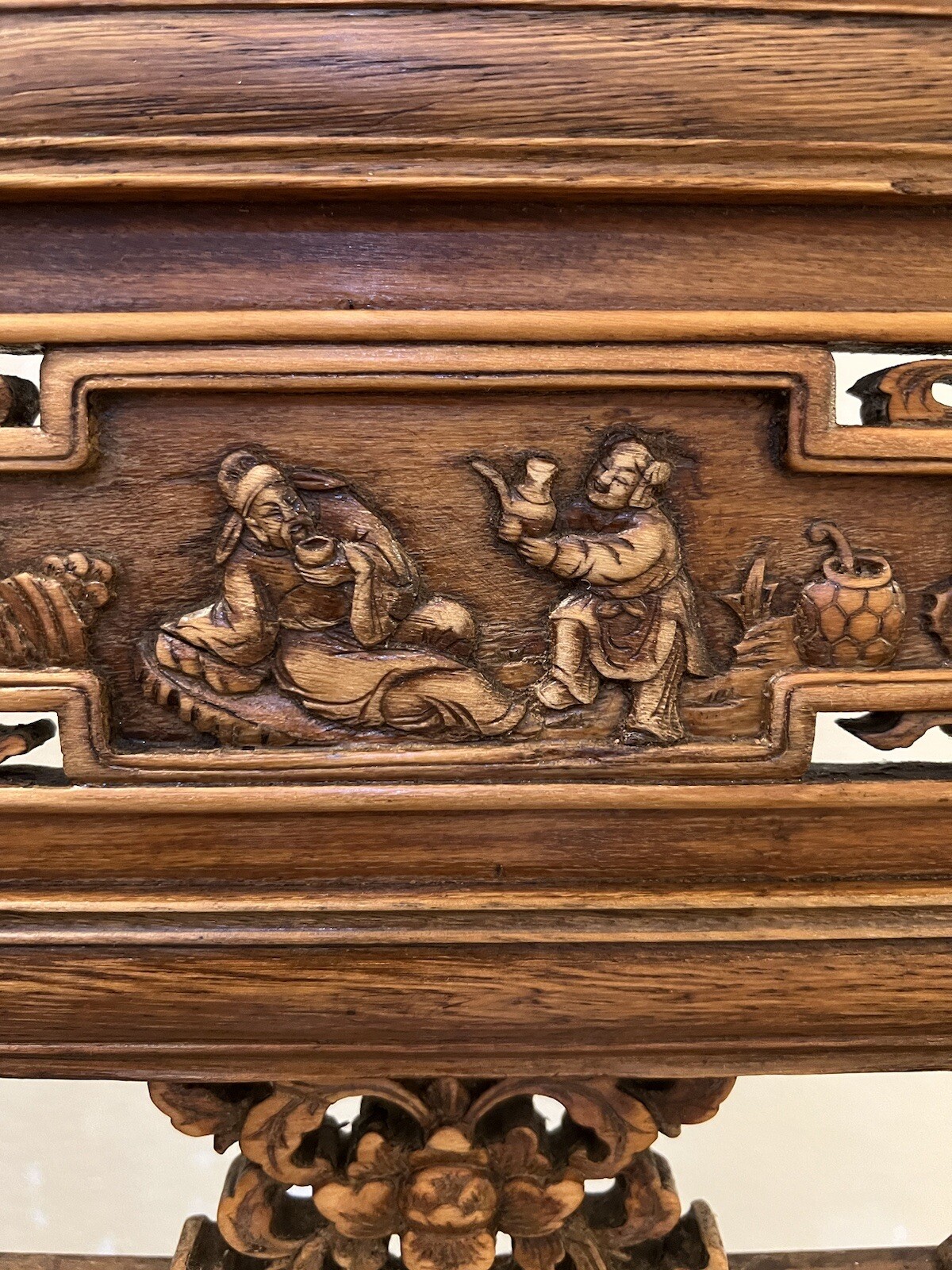 CHINESE HARDWOOD SCREEN HAND CARVED ORIENTAL FURNITURE Без бренда - фотография #13