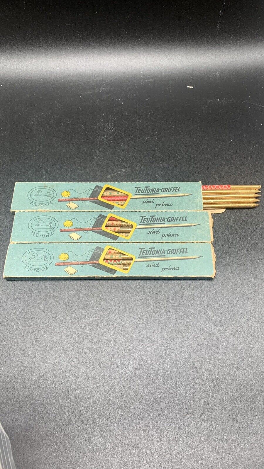 Teutonia Griffel Ultra Rare Vintage Pencils Set 15 Pcs J.J.RENBACH+L&G HARDTMUTH - фотография #3