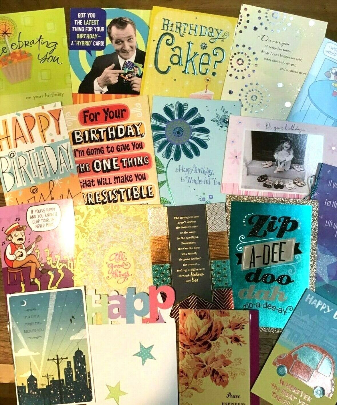 Hallmark CLOSEOUT BIRTHDAY Card Lot Of 10 Assorted Birthday Cards Value OVER $35 Hallmark - фотография #2