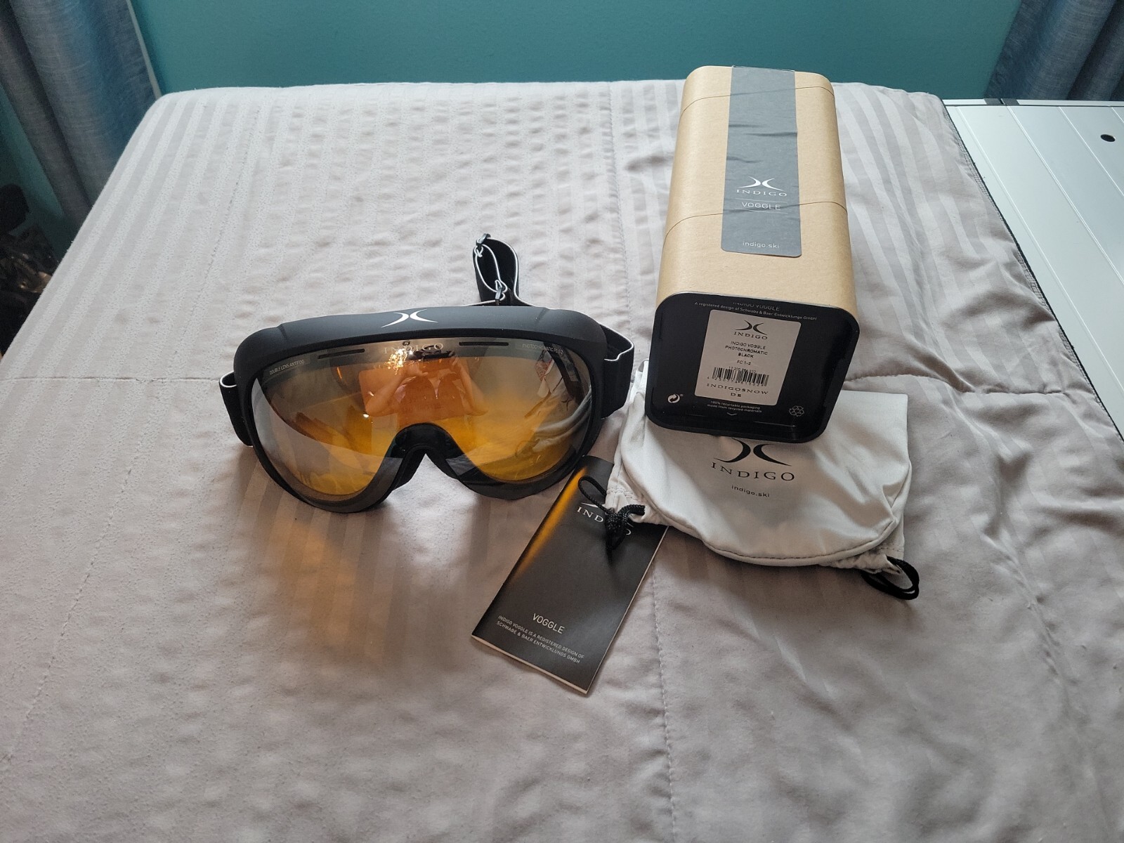 Bogner/Indigo Ski Voggle Photochromatic Black  Indigo - фотография #11