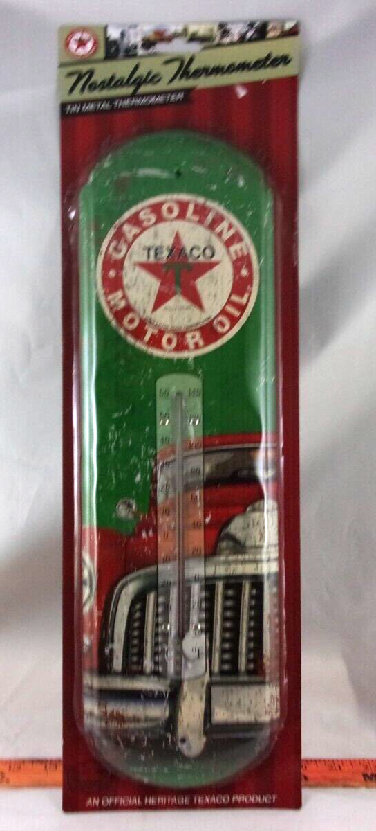 Texaco Motor Oil Gasoline Thermometer Official Product Texaco