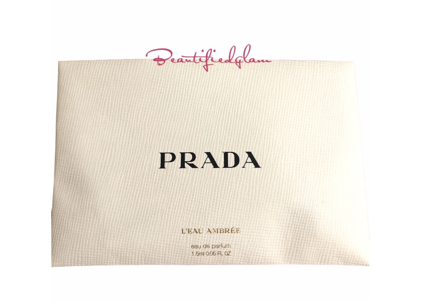 Prada L'Eau Ambree EDP vial 1.5 ml splash for Women, lot of 10, Brand New, RARE PRADA - фотография #4