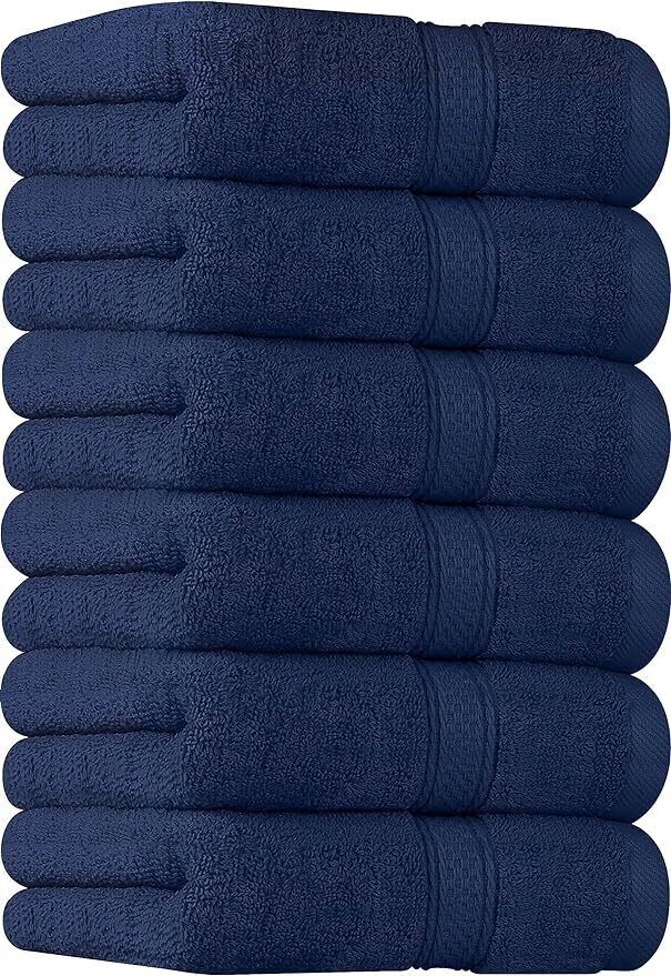Premium Hand Towels 100% Combed Ring Spun 600 GSM Extra Large16x28 Utopia Towels Utopia Towels Does not apply - фотография #7