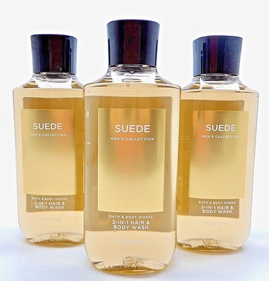 3 BATH & BODY WORKS SUEDE MEN'S COLLECTION 2 IN 1 HAIR & BODY WASH 10 oz NEW! Bath & Body Works ART03984 - фотография #8