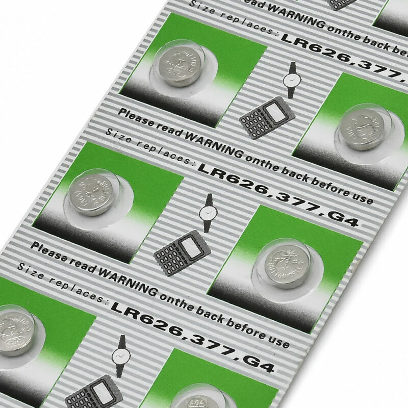 10 Pack SR626SW 377 LR626 AG4 1.5V Button Coin Cell Watch Battery Wholesale Sets Unbranded Does Not Apply