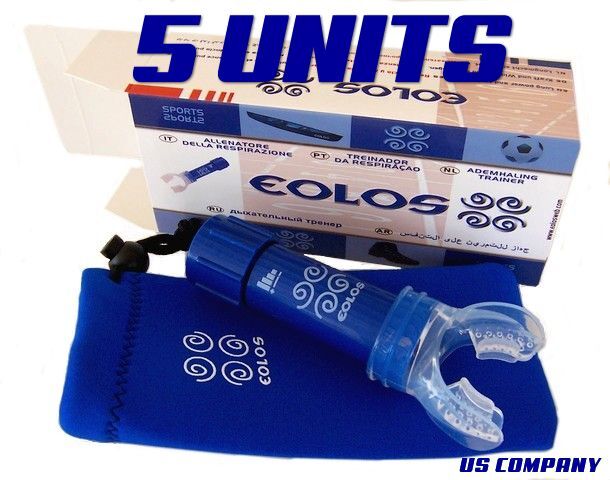 Eolos Breathe Trainer. Respiratory Muscles Trainer. NEW. 5 UNITS Eolos E-005