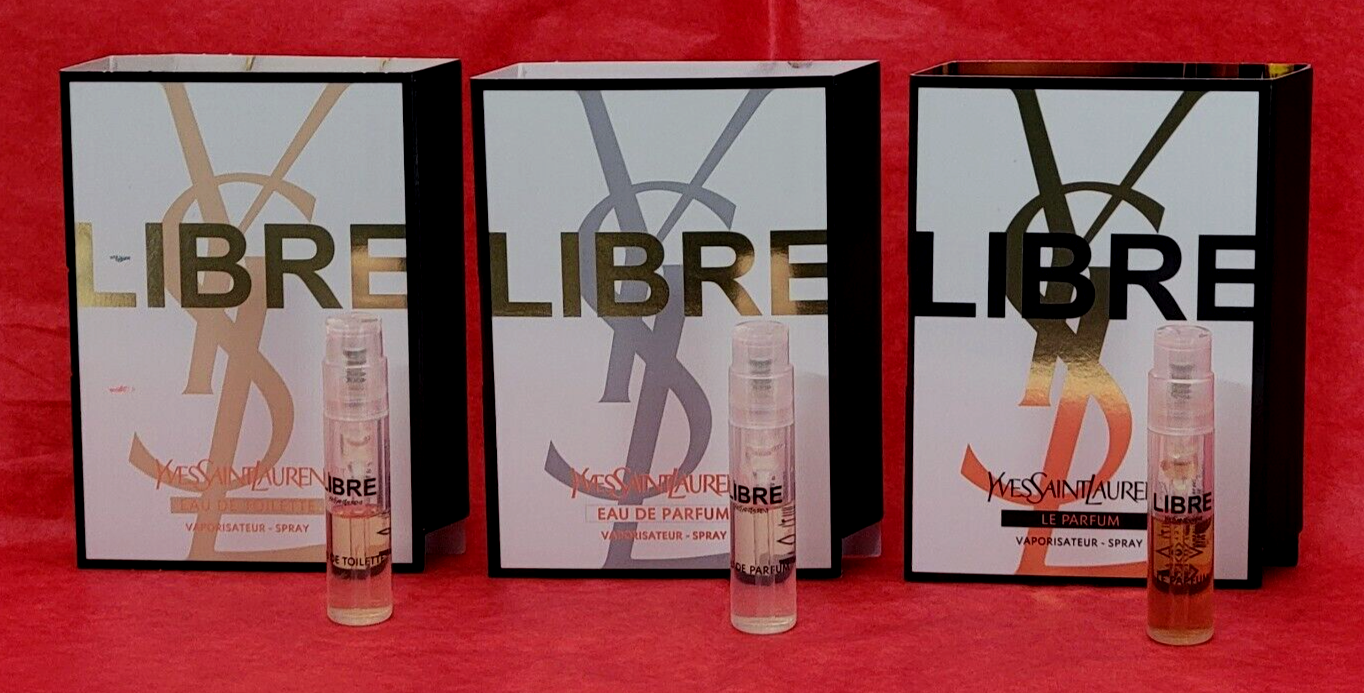 LIBRE for WOMEN 3 Spray Vials by YSL Yves Saint Laurent (EDT, EDP, Le Parfum) Yves Saint Laurent 1365740