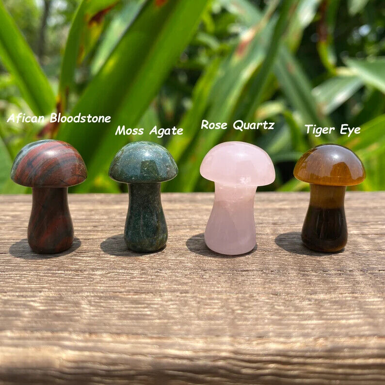 Wholesale! 50pcs Mixed Natural Crystal mini mushrooms Reiki Healing Gift Без бренда - фотография #12