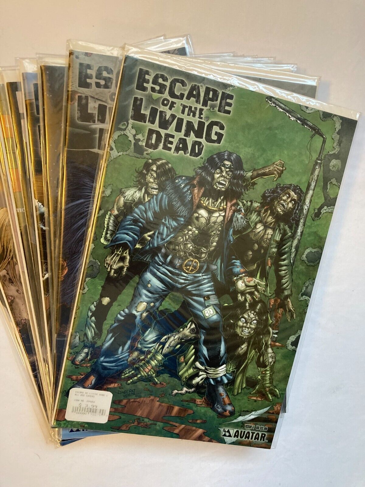 ESCAPE OF THE LIVING DEAD comic (2006+) LOT of 10: #1-5, Airborne #1-5 + 2 more! Без бренда