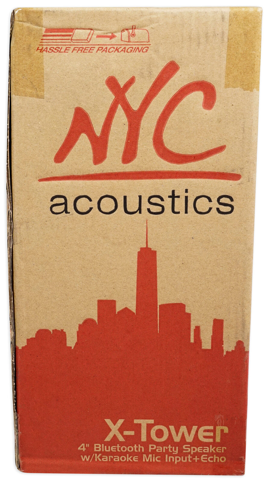NYC Acoustics X-Tower Bluetooth Karaoke Machine System w/LED's+Microphone+Remote NYC Acoustics X-TOWER+RMC-XLR KAR - фотография #10