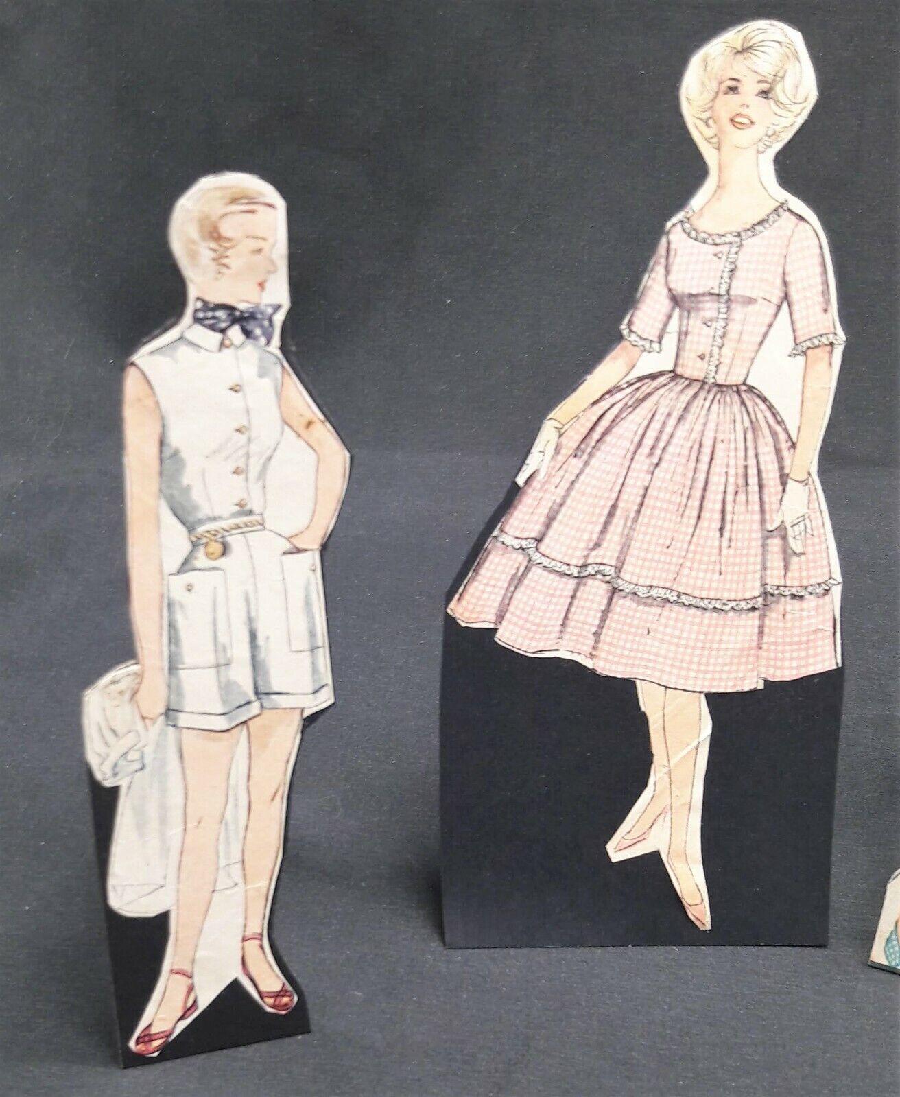 4 Handmade Paper Dolls Sewing Patterns  Без бренда - фотография #2