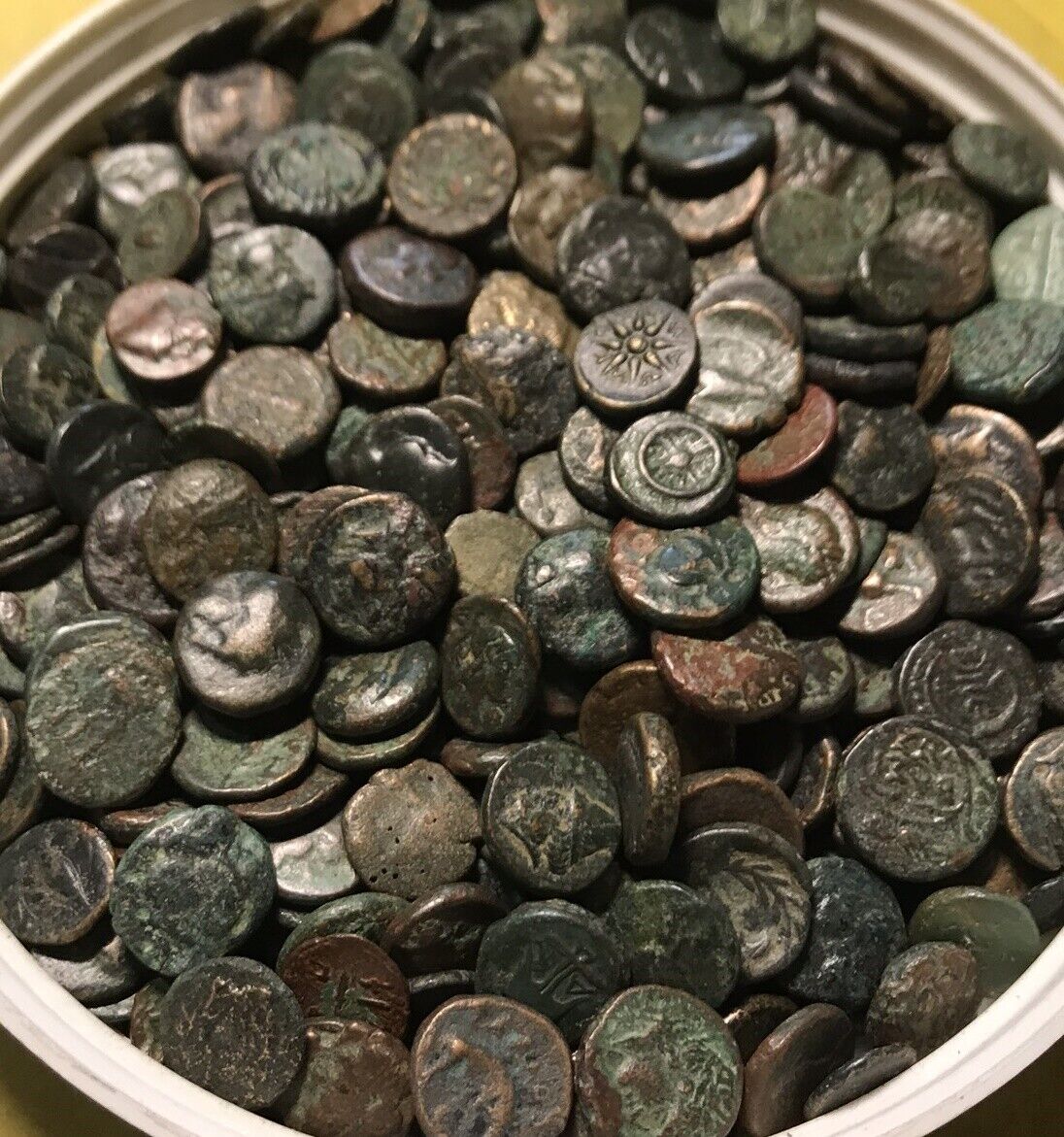 Lot of 3 Rare Genuine Ancient Greek bronze coins Mesembria Apollonia Maroneia  Без бренда - фотография #4