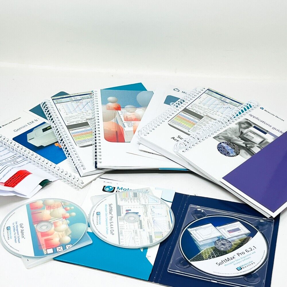 Molecular Devices SoftMax Pro 6.2.1 - 5.4.4 GxP Admin Software and Documentation Molecular Devices 6.2.1, 5.4.4 GxP, GxP Admin
